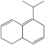 1,2,6,8a-Tetrahydro-5-isopropylnaphthalene Struktur