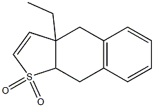 3a,4,9,9a-Tetrahydro-3a-ethylnaphtho[2,3-b]thiophene 1,1-dioxide Struktur