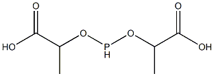 2,2'-[Phosphinylidenebis(oxy)]bispropanoic acid Struktur