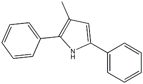 2,5-Diphenyl-3-methyl-1H-pyrrole Struktur