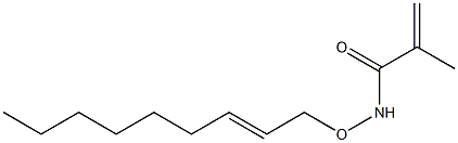 N-(2-Nonenyloxy)methacrylamide Struktur