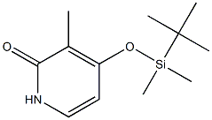 4-[Dimethyl(tert-butyl)silyloxy]methyl-2(1H)-pyridone Struktur