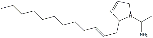 1-(1-Aminoethyl)-2-(2-dodecenyl)-3-imidazoline Struktur