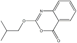 2-Isobutyloxy-4H-3,1-benzoxazin-4-one Struktur