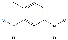 2-Fluoro-5-nitrobenzenecarboxylate Struktur