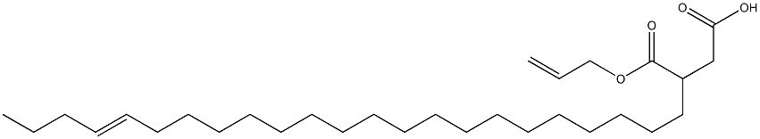 3-(19-Tricosenyl)succinic acid 1-hydrogen 4-allyl ester Struktur