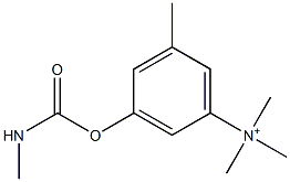 3-[[(Methylamino)carbonyl]oxy]-N,N,N,5-tetramethylbenzenaminium Struktur