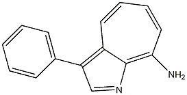 8-Amino-3-phenyl-1-azaazulene Struktur