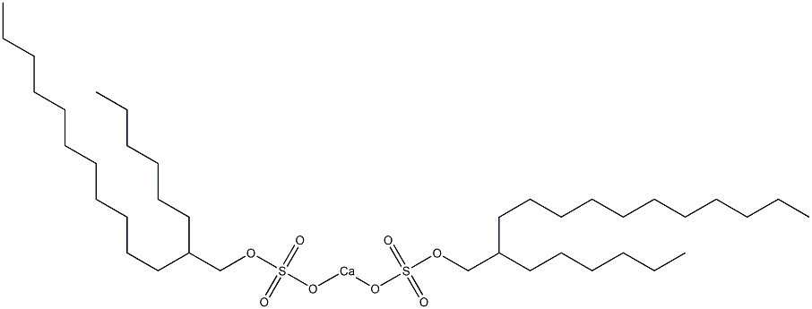 Bis(2-hexyltridecyloxysulfonyloxy)calcium Struktur