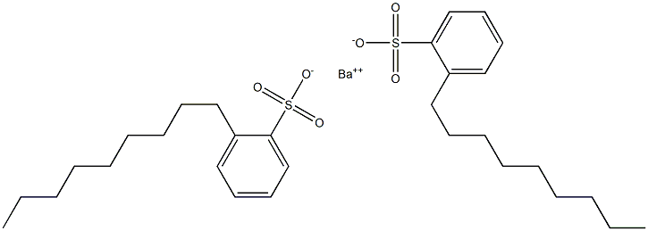 Bis(2-nonylbenzenesulfonic acid)barium salt Struktur