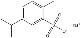 p-Cymene-2-sulfonic acid sodium salt Struktur