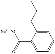 2-Propylbenzoic acid sodium salt Struktur