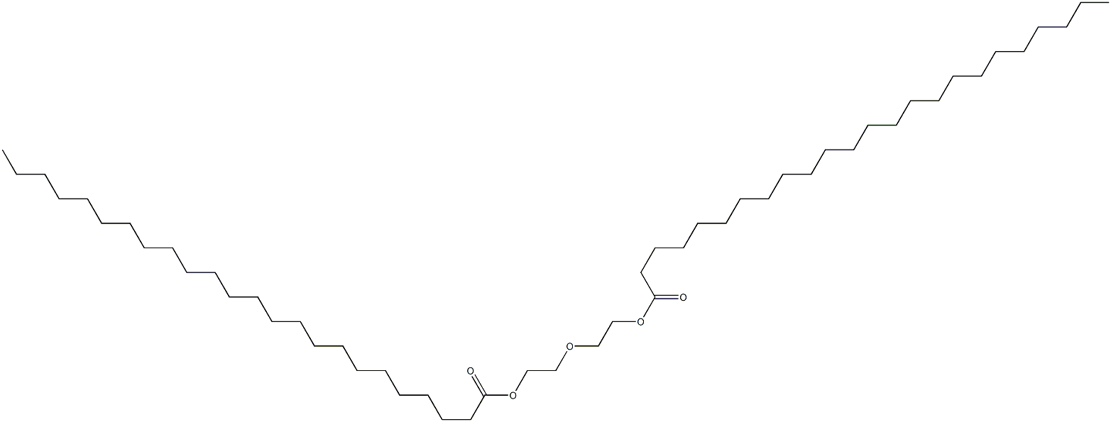 Bistetracosanoic acid oxybisethylene ester Struktur