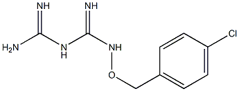 1-(4-Chlorobenzyloxy)biguanide Struktur