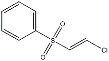 Phenyl[(E)-2-chloroethenyl] sulfone Struktur