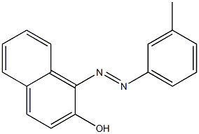 1-[(3-Methylphenyl)azo]-2-naphthalenol Struktur