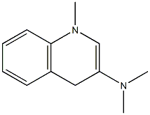 1-Methyl-3-(dimethylamino)-1,4-dihydroquinoline Struktur