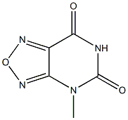 4-Methyl[1,2,5]oxadiazolo[3,4-d]pyrimidine-5,7(4H,6H)-dione Struktur