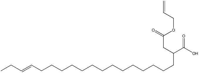 2-(15-Octadecenyl)succinic acid 1-hydrogen 4-allyl ester Struktur