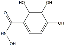 2,3,4-Trihydroxybenzohydroxamic acid Struktur