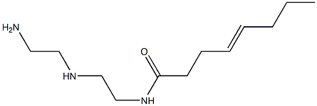 N-[2-[(2-Aminoethyl)amino]ethyl]-4-octenamide Struktur