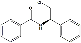 N-[(1R)-1-Phenyl-2-chloroethyl]benzamide Struktur