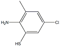 2-Amino-5-chloro-3-methylbenzenethiol Struktur