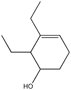 2,3-Diethyl-3-cyclohexen-1-ol Struktur