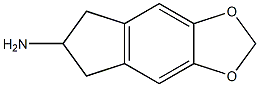 5,6-(Methylenedioxy)-2-aminoindane Struktur