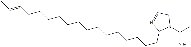 1-(1-Aminoethyl)-2-(15-heptadecenyl)-3-imidazoline Struktur