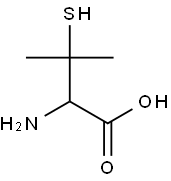 2-Amino-3-methyl-3-mercaptobutyric acid Struktur