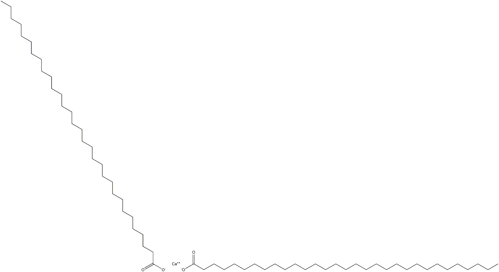 Dihentriacontanoic acid calcium salt Struktur