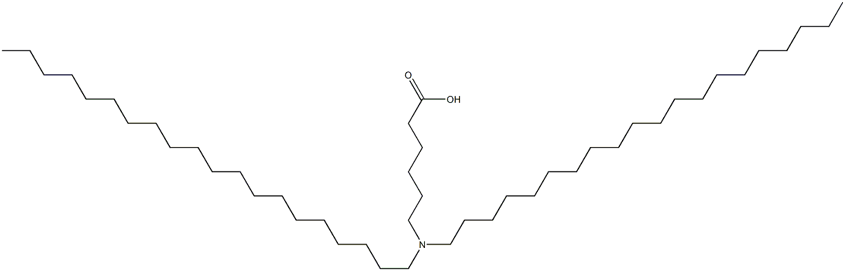 6-(Diicosylamino)hexanoic acid Struktur