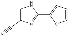 2-(Thiophen-2-yl)-1H-imidazole-4-carbonitrile Struktur