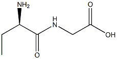 (-)-N-[(R)-2-Aminobutyryl]glycine Struktur