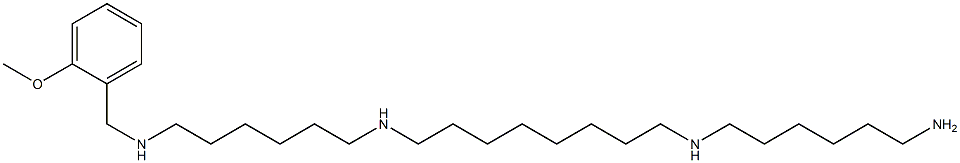 N-(2-Methoxybenzyl)-7,16-diazadocosane-1,22-diamine Struktur