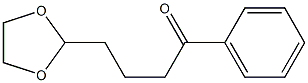 2-(3-Benzoylpropyl)-1,3-dioxolane Struktur