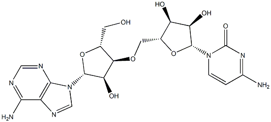 3'-O-(5'-Cytidylyl)adenosine Struktur