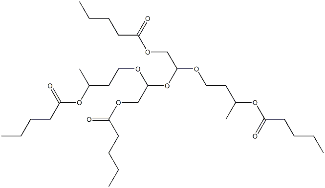 2,2'-[Oxybis(2,1-ethanediyloxy)]bis(ethanol valerate) Struktur