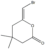 (6Z)-6-(Bromomethylene)-4,4-dimethyltetrahydro-2H-pyran-2-one Struktur