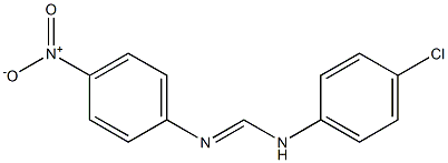 N1-(4-Chlorophenyl)-N2-(4-nitrophenyl)formamidine Struktur