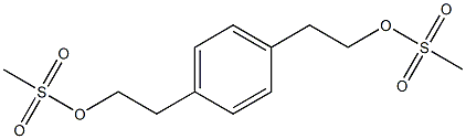 1,4-Bis[2-(mesyloxy)ethyl]benzene Struktur