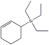 3-Triethylsilyl-1-cyclohexene Struktur