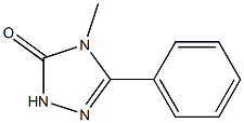 4-Methyl-5-(phenyl)-2H-1,2,4-triazol-3(4H)-one Struktur