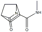 2-(Methylcarbamoyl)-2-azabicyclo[2.2.1]hept-5-en-3-one Struktur