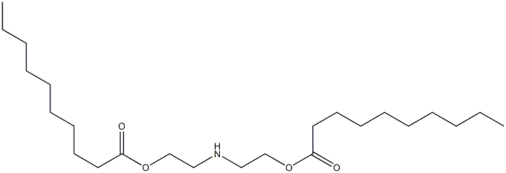 2,2'-Iminobis(ethanol decanoate) Struktur