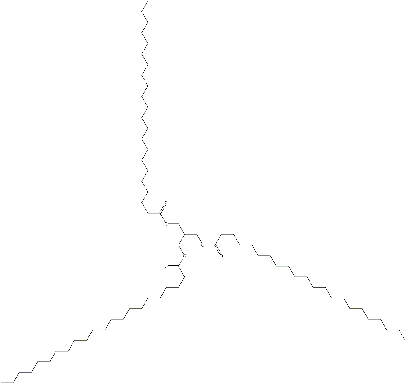 2-[(1-Oxodocosyloxy)methyl]-1,3-propanediol didocosanoate Struktur