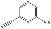 6-Amino-2-pyrazinecarbonitrile Struktur