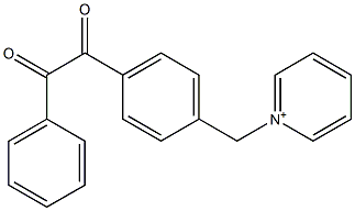 1-[[4-(2-Phenyl-1,2-dioxoethyl)phenyl]methyl]pyridinium Struktur