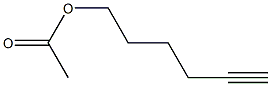 Acetic acid 5-hexynyl ester Struktur